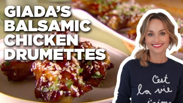 'Giada De Laurentiis\' Balsamic Chicken Drumettes | Everyday Italian | Food Network'