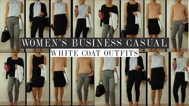 'Business Casual Looks on a Budget: Whitecoat Outfits | 3rd Year of Medical School'