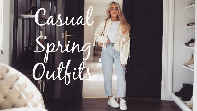 'CASUAL SPRING OUTFITS / Spring Outfit Ideas Lookbook 2022'