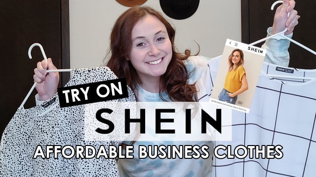 'SHEIN TRY ON HAUL | Affordable Business Casual Clothes | 2021'