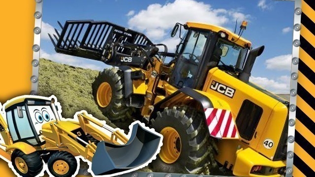 'JCB Diggers On The Farm | Tractors, Diggers, Dump Trucks for Children'