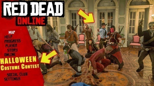 'RED DEAD ONLINE HALLOWEEN COSTUME CONTEST - NEW MASKS AND OUTFITS'