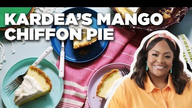 'Kardea Brown\'s Mango Chiffon Pie ​| Delicious Miss Brown | Food Network'