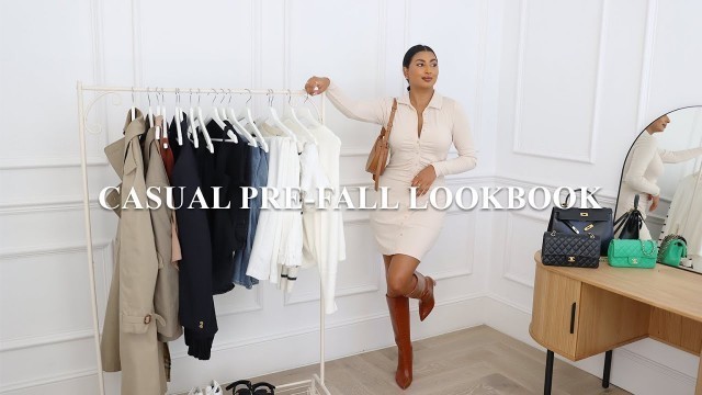 'CASUAL & CHIC PRE-FALL OUTFITS 2021 | TRANSITIONAL FALL OUTFITS LOOKBOOK | NOORIE ANA'