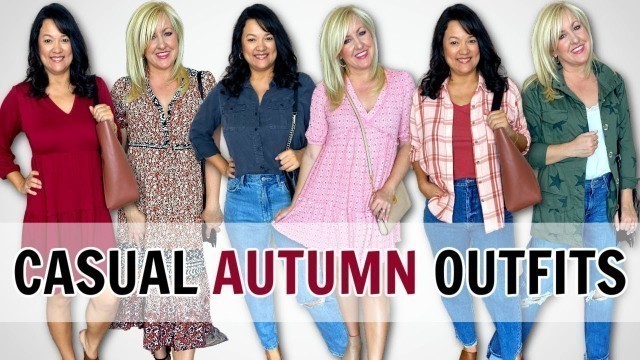 'EASY AUTUMN FALL 2021 OUTFITS for Women Over 40 | Casual Fall Outfits'