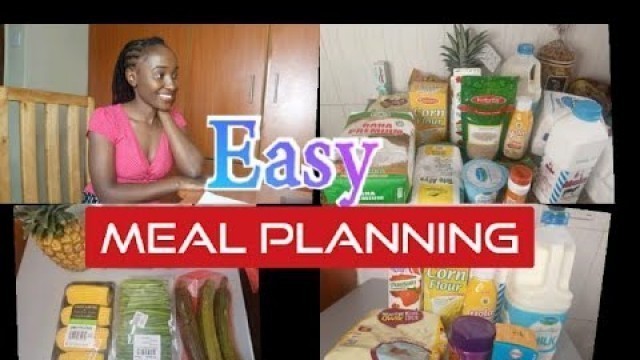 'KENYAN FOOD TIMETABLE FOR A FAMILY OF 4 / MEAL PLANNING TIPS'