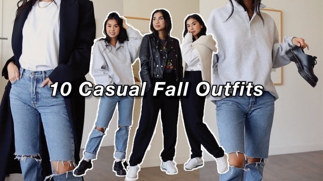 'FALL OUTFIT IDEAS 2021! (Easy & Casual Outfits)'