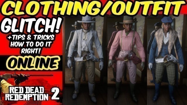 'Red Dead Redemption 2 ONLINE - CLOTHING/OUTFIT GLITCH - Unlock all Clothes'