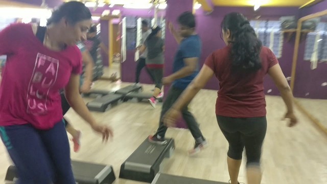 'Aerobics|step aerobics|cardio|dance|Music|fitness|uttars fitness 2016-10-15'