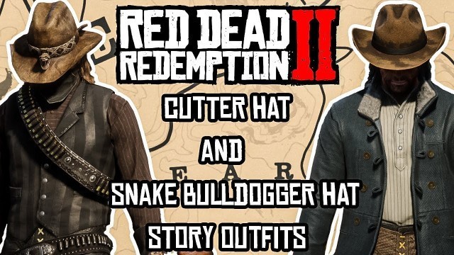 'Cutter Hat and Snake Bulldogger Hat Outfits || Red Dead Redemption 2'