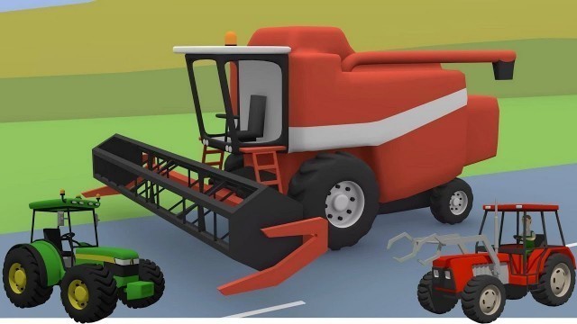 '#Tractors, Farm Machinery, Excavators, Bulldozer | Street Vehicles for Children | Video For kid'