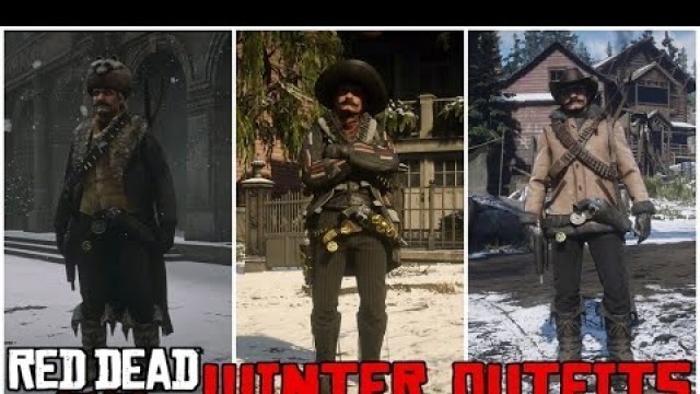 '3 Cool Winter Outfits | Red Dead Online'