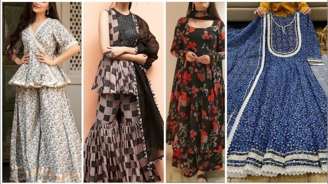 'Printed Casual Wear Lawn, Cotton & Linen Dress Designing Detailing Ideas'