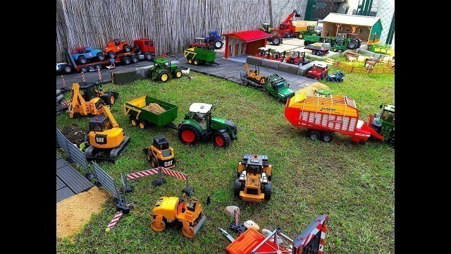 'RC TRACTORS Farming Village Massey Ferguson, New holland'