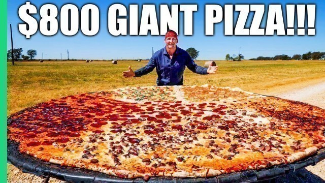 '$5 PIZZA VS $800 PIZZA!! Everything is BIGGER in Texas!!!'