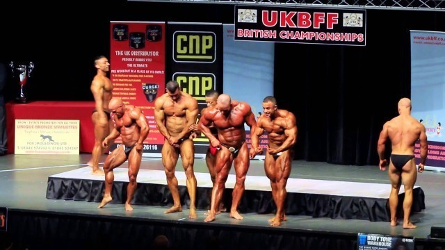 'T-Muscle UKBFF British Finals 2013 Final Posedown and Overall Winner'