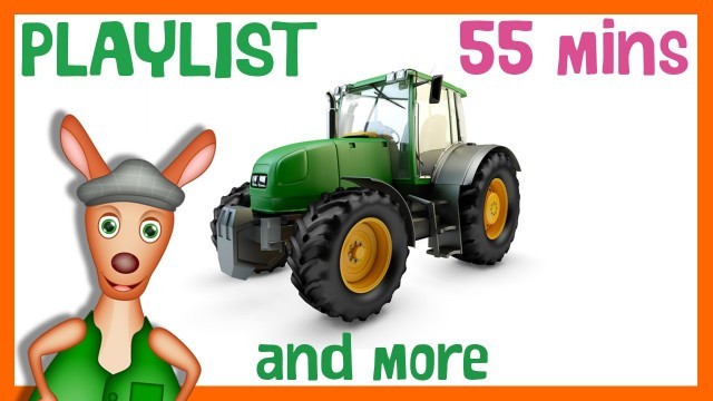 '* TRACTOR & MORE * | Tractors, Trucks & Trains Playlist For Kids | Things That Go TV!'