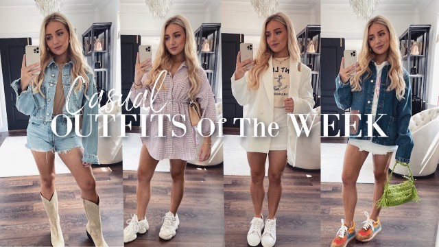 'Outfits Of The Week 2022 / Petite Summer UK Casual Lookbook'