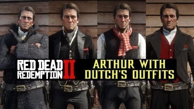 'RDR2 Arthur Dressed Up With Dutch\'s Coolest Outfits Red Dead Redemption 2'