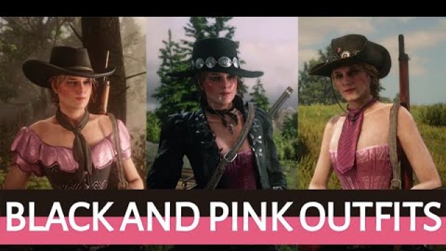 'BLACK AND PINK OUTFIT IDEAS RED DEAD REDEMPTION 2'