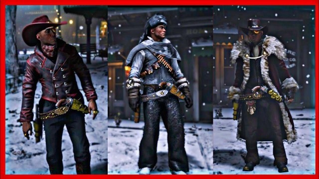 'Red Dead Online Cold Bounty Hunters Outfits #6 Cold Weather Outfits'