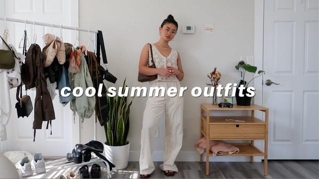 'CASUAL SUMMER OUTFITS I FEEL COOL IN | trendy summer lookbook 2022'