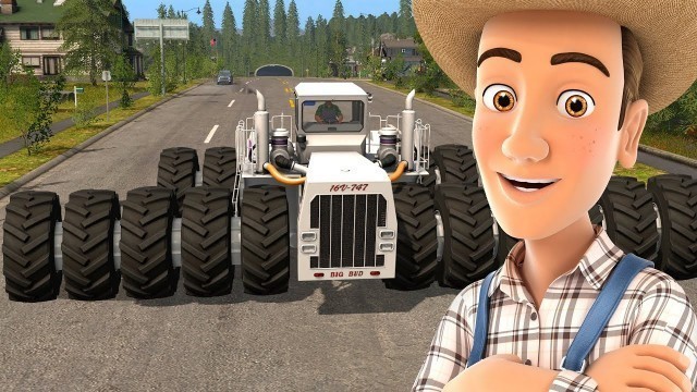 'Tractor Video for Kids - Big Monster Tractors'