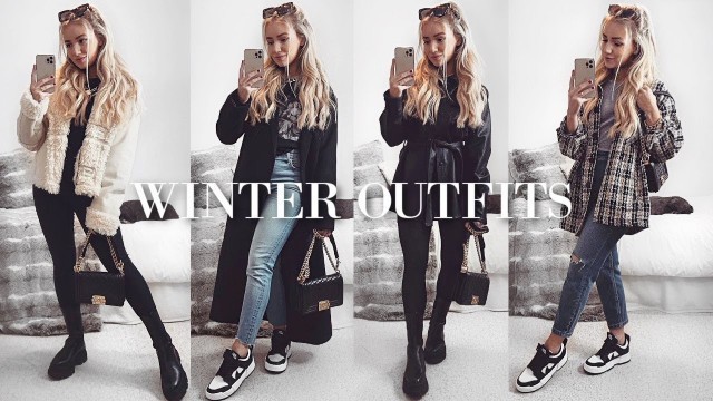 'CASUAL WINTER OUTFITS / PETITE FASHION LOOKBOOK OUTFIT IDEAS 2021 AD'