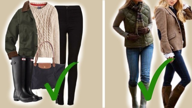 '5 English Country Style Outfit ideas that look incredibly CLASSY | Casual'