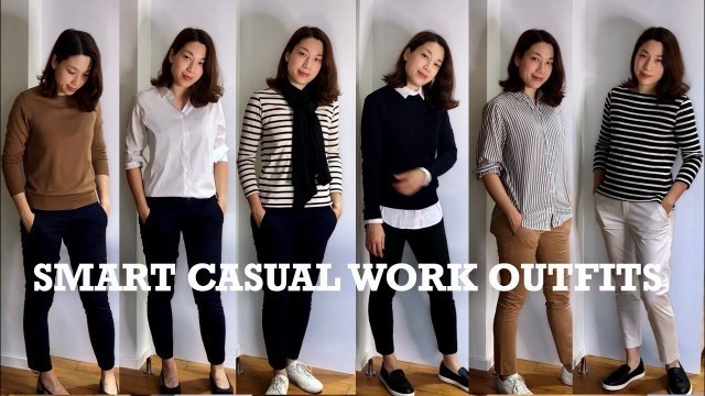 'SMART CASUAL WORK OUTFITS | LOOKBOOK UNIQLO H&M CHANEL HERMES'