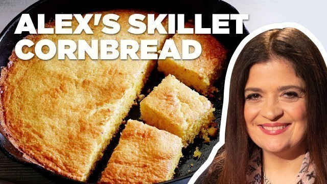 'Alex Guarnaschelli Makes Cast Iron Skillet Cornbread | Alex\'s Day Off | Food Network'