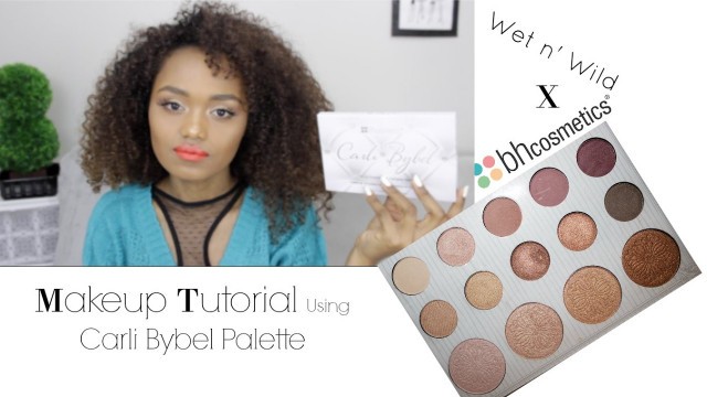 'Full face Makeup ft. BH Cosmetics X Carli Bybel Palette | Affordable Makeup'