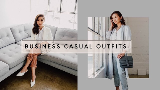 'Business Casual Lookbook | Office Outfits'