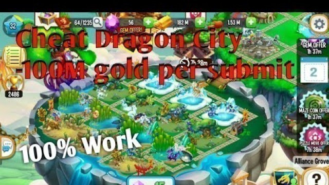 'CHEAT DRAGON CITY: 100M Gold per submit'