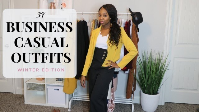 '13 BUSINESS CASUAL PIECES = 37 OUTFITS! ONE MONTH OF OFFICE WEAR OUTFIT IDEAS| Winter Edition'