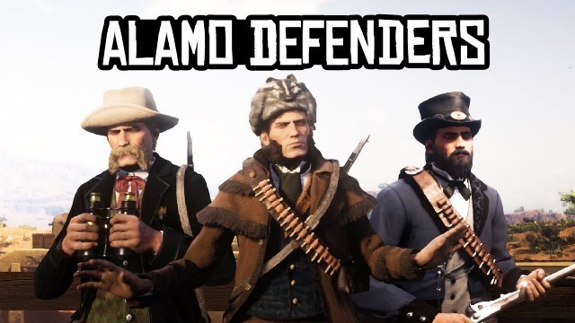 'Red Dead Redemption 2 Online: ALAMO DEFENDERS Outfits Tutorial'