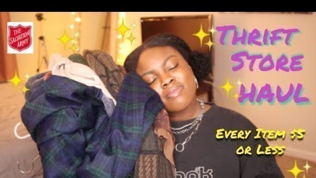 'BLACK GIRL THRIFT STORE HAUL| 90\'s/VINTAGE CLOTHING THRIFT HAUL - HOW TO STYLE THRIFTED CLOTHING'