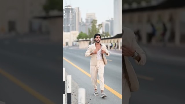 'BEIGE STREETSTYLE! #fashion #shorts #style #mensfashion #dubai #india'