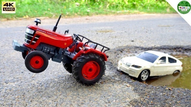 'Tractors for kids | Mahindra YUVO 575 DI Tractor vs Supercar | Tractor Videos'