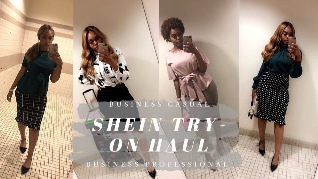 'HUGE SHEIN Try On Haul | Business Casual Clothing | Work Wear | School Wear'