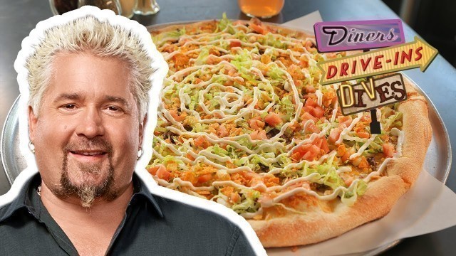 'Taco Pizza on #DDD with Guy Fieri | Diners, Drive-ins and Dives with Guy Fieri | Food Network'