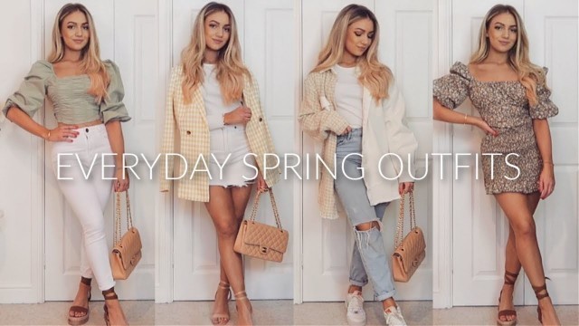 'CASUAL SPRING OUTFIT IDEAS 2021 / Spring Lookbook, Garden Party Outfits, Trends'