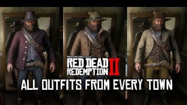 'Red Dead Redemption 2 - Outfits From All Towns (Armadillo, Saint Denis, Valentine & more)'