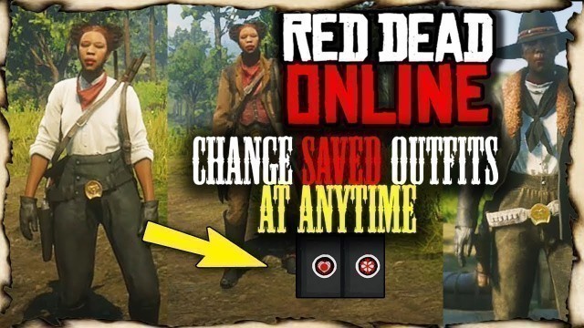 'RDR ONLINE - Save And Change Outfits At Anytime!! (Red Dead Redemption 2)'