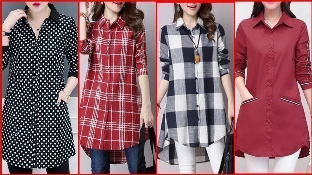 'Top Stylish Casual Wear Comfortable Cotton Shirts Design For Girls'