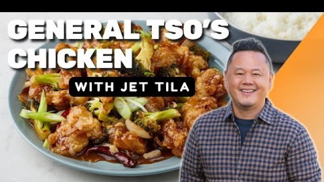 'Jet Tila\'s General Tso’s Chicken | In the Kitchen with Jet Tila | Food Network'