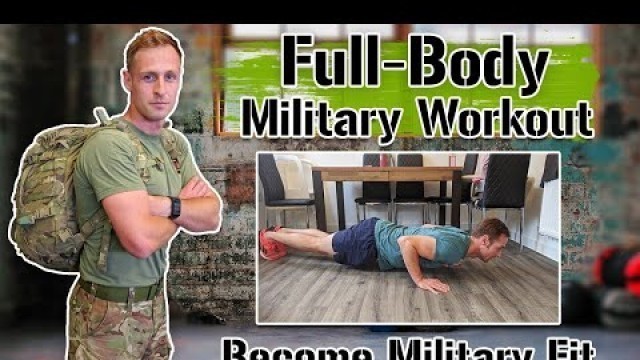 '20 MINUTE FULL BODY WORKOUT | BURN FAT & BUILD MUSCLE | BRITISH ARMY FITNESS'