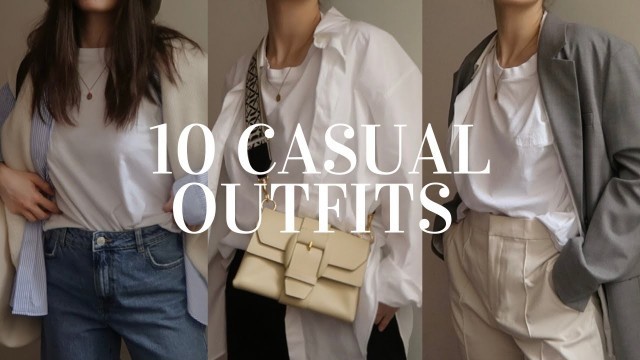 '10 CASUAL OUTFIT IDEAS for Spring/Autumn | Minimalist Style | Kaija Love'