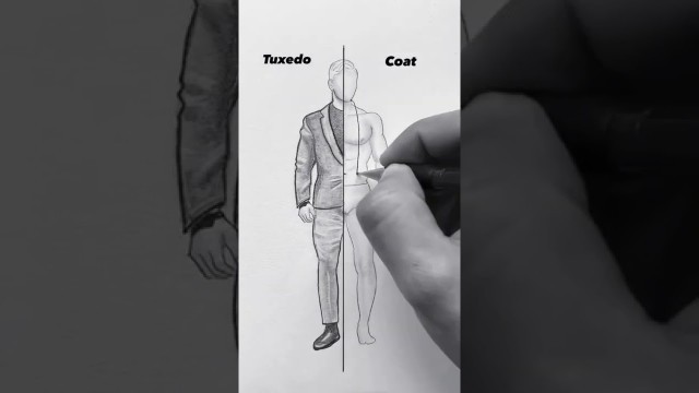 'HOW TO DRAW MEN COAT | HOW TO DRAW MEN | FASHION DRAWING TUTORIALS | ARTS VIRAL OFFICIAL #shorts'