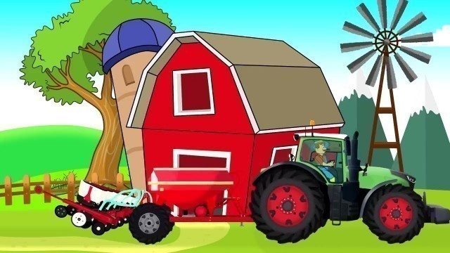 'Farmer and his Tractors | agricultural machinery | Rolnik i Traktory | Bajka Maszyny rolnicze'